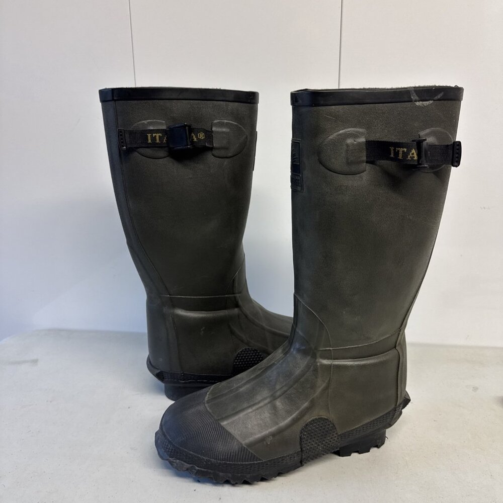 Itasca Men's Scent-Free‎ Rubber Waterproof Boots SZ 8 656919 - Steel Shank